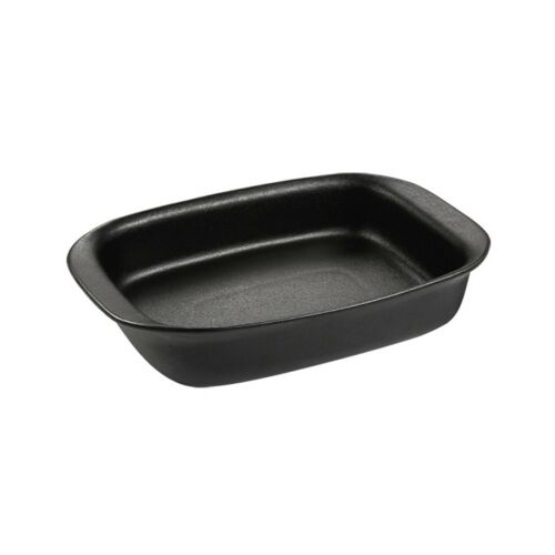 Tescoma GrandCHEF sütőtál 36x24 cm, fekete kerámia sütőedény - Tescoma
