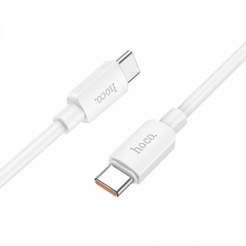 USB-C - USB-C kábel Hoco X96, 100W, 5A, 1m, fehér 155110903 - Kábel