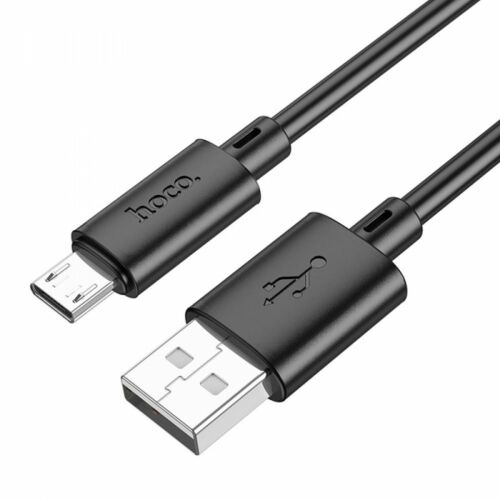 USB-A - microUSB kábel Hoco X88, 18W, 2.4A, 1m, fekete 155111455 - USB kábel