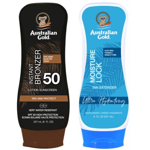 Australian Gold balzsam bronzosítóval SPF50 + hidratáló zárral 237ml 155134570 - Barnító krém és olaj