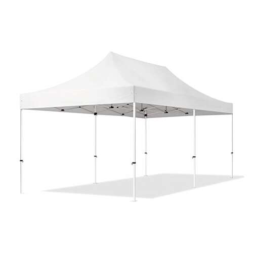 BipiLine Party Pavilon - 3x5,7m - Fehér - Összecsukható, fehér kerti pavilon ponyvával, 3x5,7m