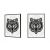 KÉPKERETES POSZTER 53x73 cm Teddy Bear Tribal P590 155157015