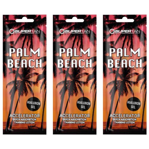 Supertan Palm Beach Barnító Gyorsító Hyaluron x3 db 155163040 - Szolárium krém