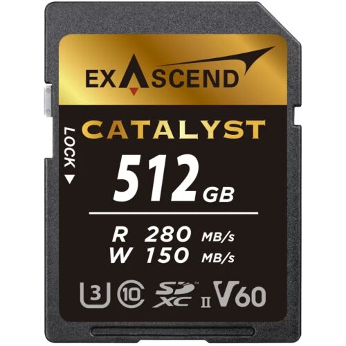 ExAscend Catalyst UHS-II V60 512 GB-os memóriakártya
