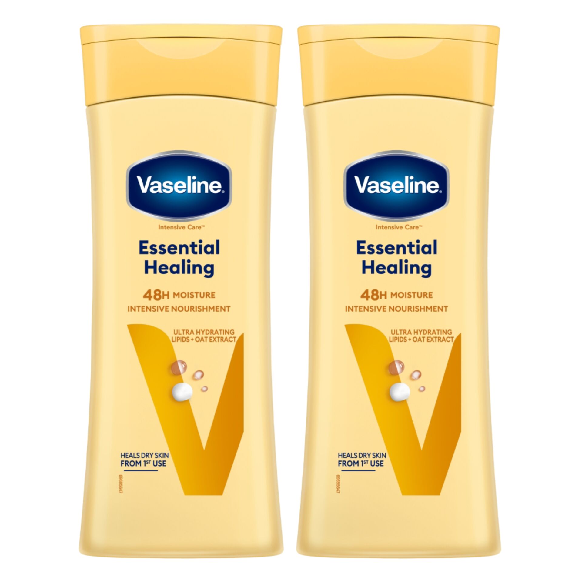 E-shop Vaseline Intensive Care Essential Healing Telové mlieko 2x400ml