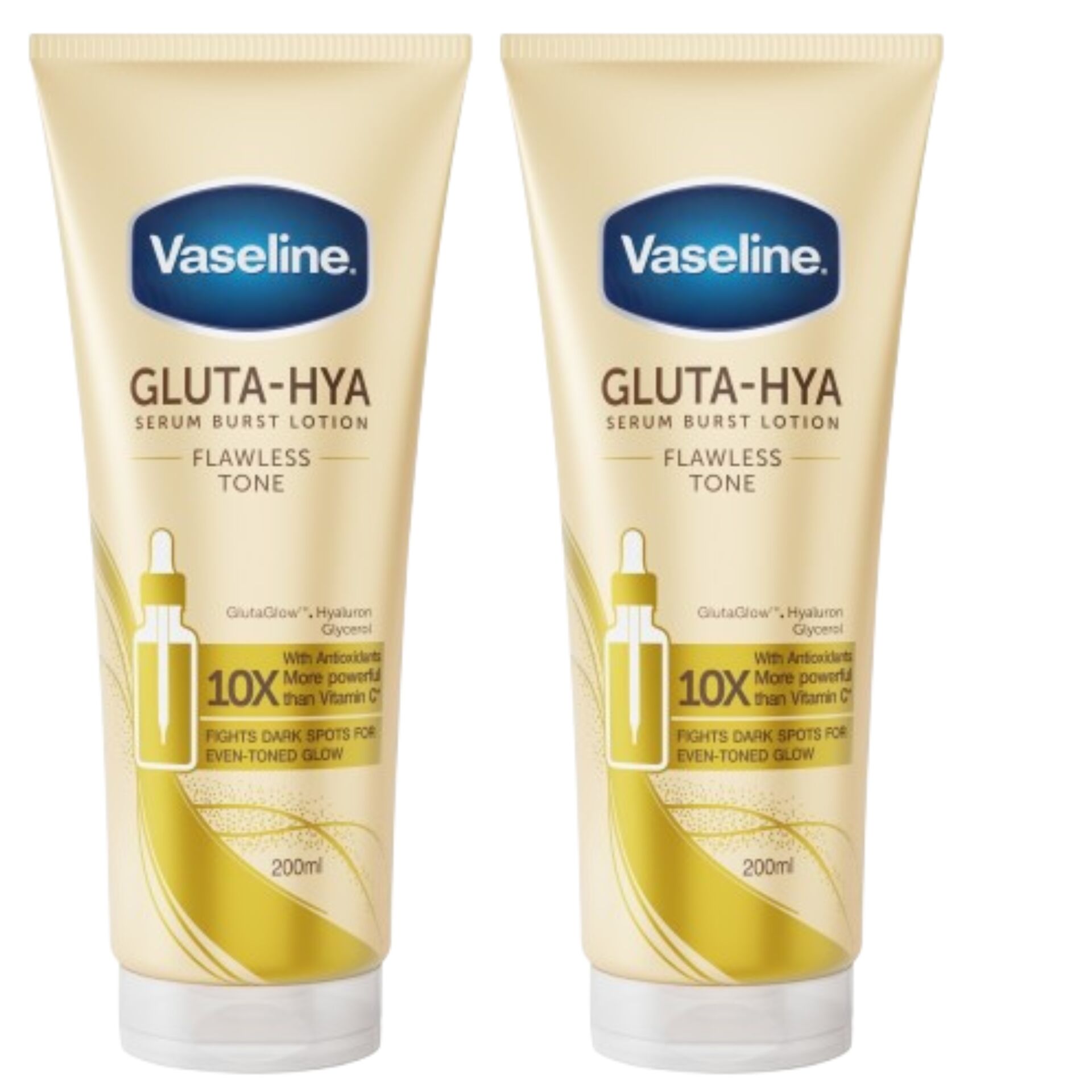 E-shop Telové mlieko so sérom Vaseline Flawless Glow 2x200ml