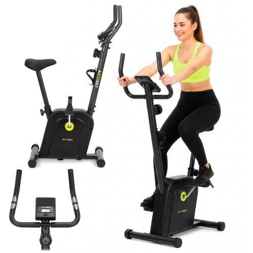 Actiget Actibike 8 fokozatú mágneses Szobakerékpár - Fekete, Lime 155197193 - Szobabicikli