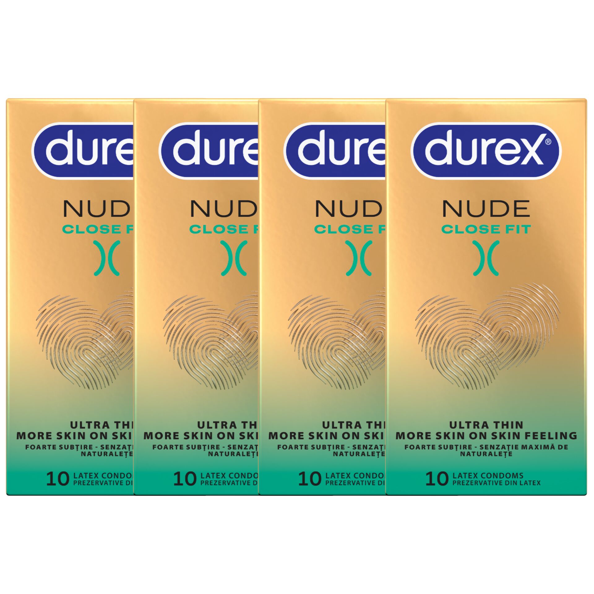 E-shop Durex Invisible Slim Extra Tenké Kondómy 4x10ks
