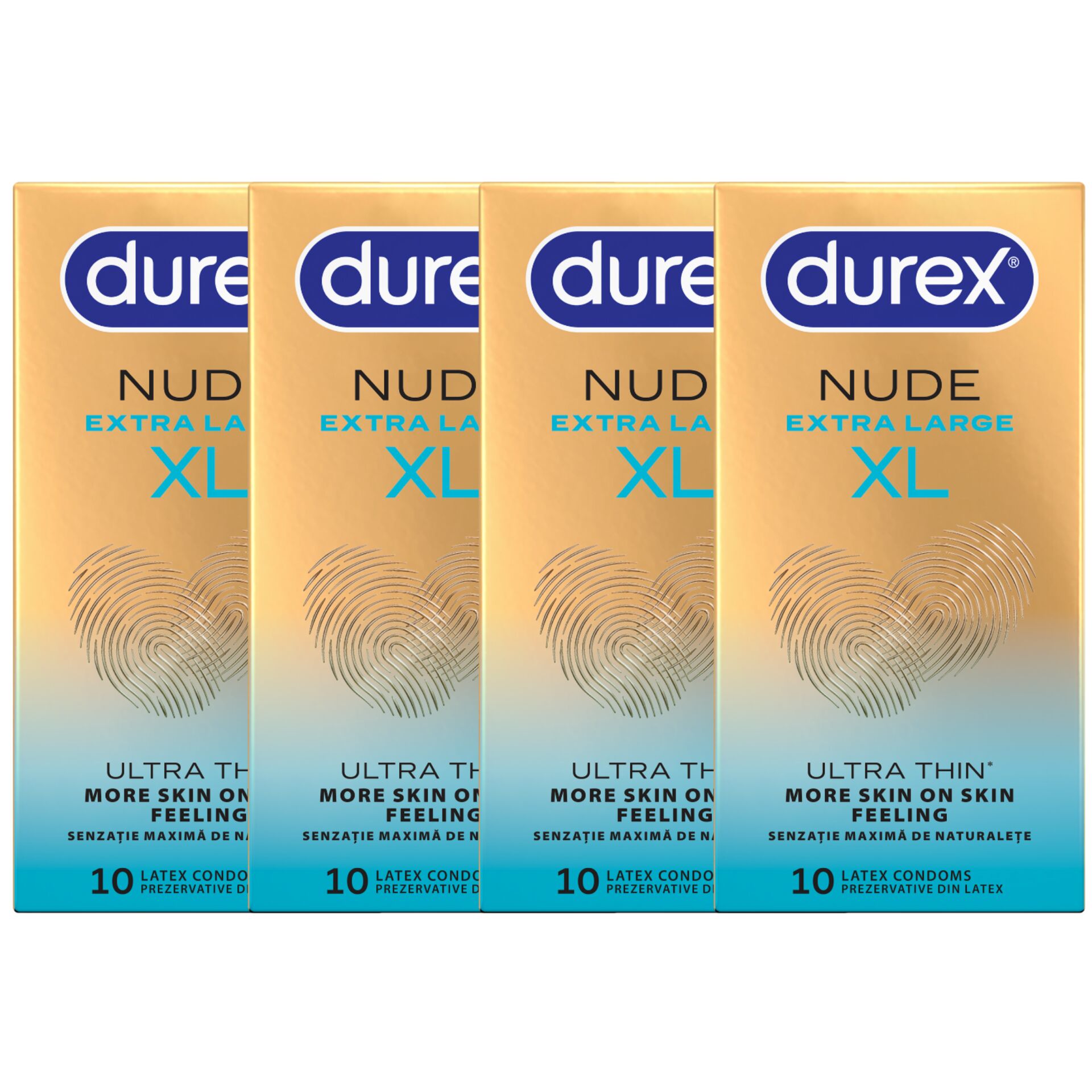 E-shop Durex Invisible XL Kondómy 4x10 ks