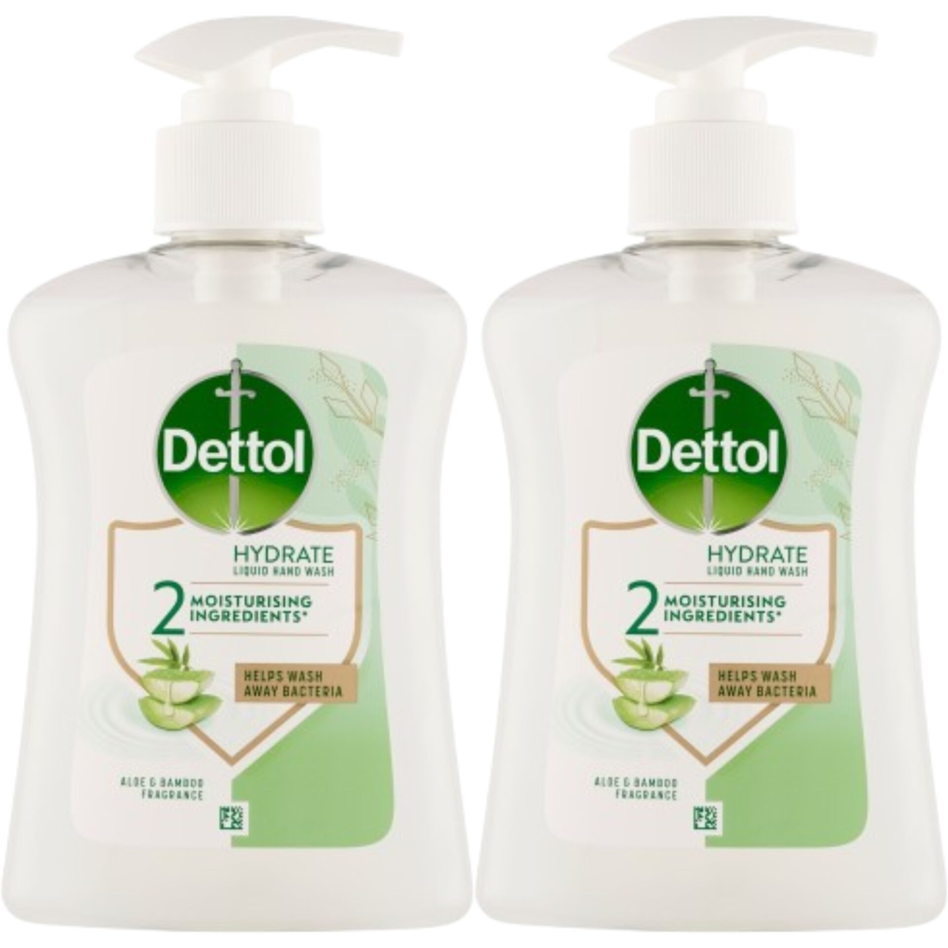 E-shop Dettol tekuté mydlo Aloe vera a Bambus 2x250ml