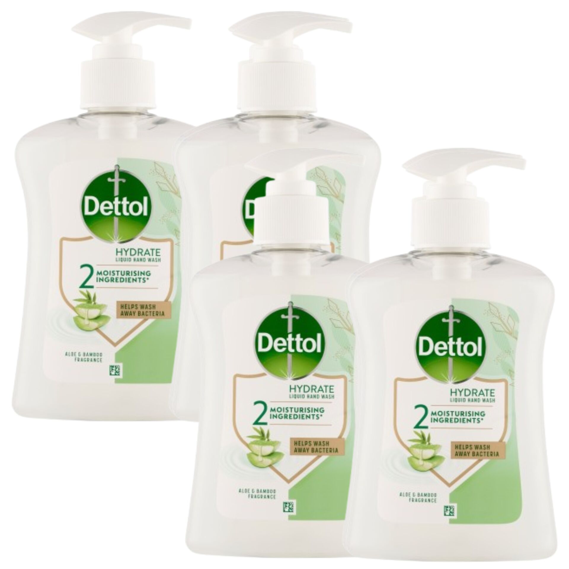 E-shop Dettol Aloe vera a Bambus tekuté mydlo 4x250ml