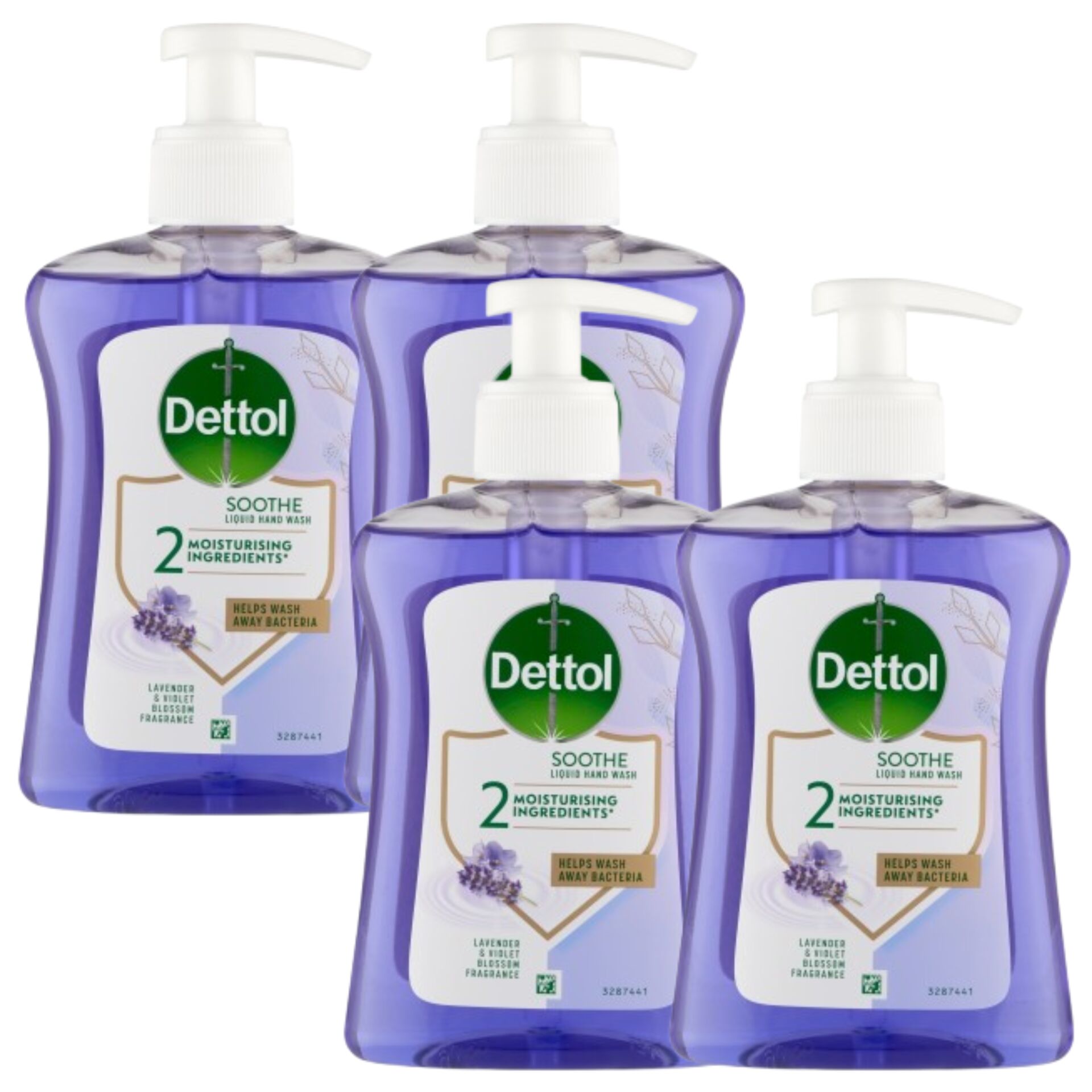 E-shop Dettol levanduľové tekuté mydlo 4x250ml