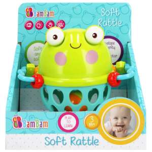 BamBam Béka készségfejlesztő csörgő játék babáknak 3 hónapos kortól, csomagolásban - BamBam