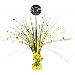 Decorațiune de masă pentru a 45-a aniversare, decor auriu pentru petrecere - Accesorii pentru petrecere