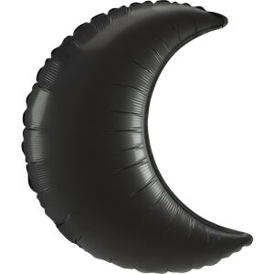 Fekete Félhold Fólia Lufi, 66 cm Party Dekoráció - Onyx