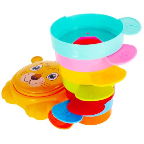 Tigris Baba Pyramide 9-teiliges Stapelbecher-Spielzeug