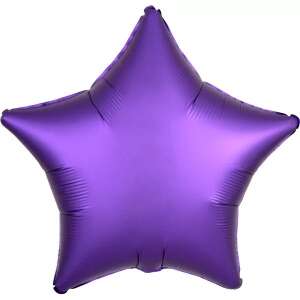 Silk Purple csillag fólia lufi 48 cm 50288076 