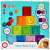 BamBam Rubber Blocks 10 pcs, colorful building blocks for babies, soft and safe for chewing, with animal and number graphics