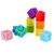 Stack of BamBam rubber blocks with numbers and textures for early learning