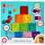 BamBam Rubber Blocks 10 pcs, colorful building blocks for babies, with numbers and animal designs