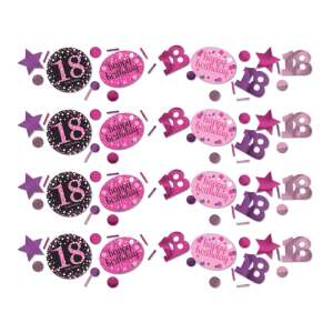 Happy Birthday Pink 18 konfetti 50307362 