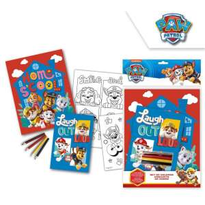 Paw Patrol Malbuch-Set mit 2 Büchern und 4 Buntstiften - Kinderheft Ausmalen