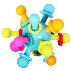 Bam Bam érzékszervi rágóka, színes baba rágóka, baba játék, rágóka, fejlesztő játék, baba csörgő - BamBam