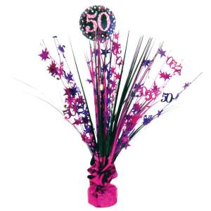 Happy Birthday Pink 50 asztaldísz 45,7 cm 50288611 
