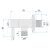 Sarokszelep 1/2" x 3/8" Black 168602254
