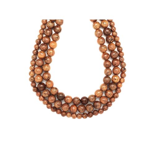 Fa golyó wenge 8mm - ékszerkészítő alapanyag (füzér) 155320562 - Ásvány