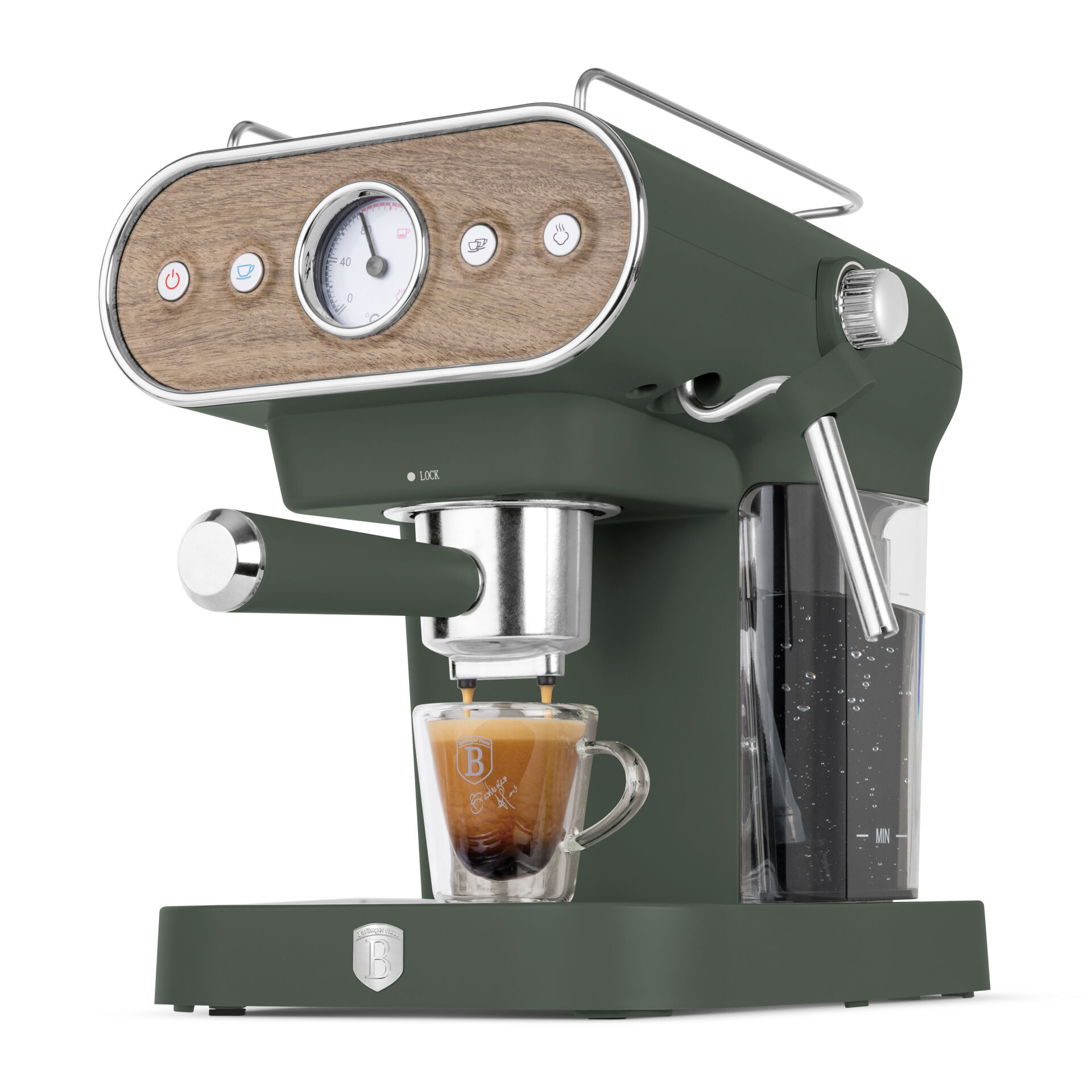 E-shop Berlinger Haus BH-9857 Digitálny kávovar na espresso, 3 v 1, kole...