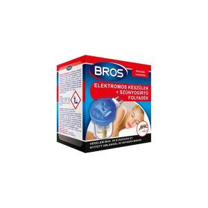 Bros electric mosquito repellent device with liquid refill, packaging - Bros