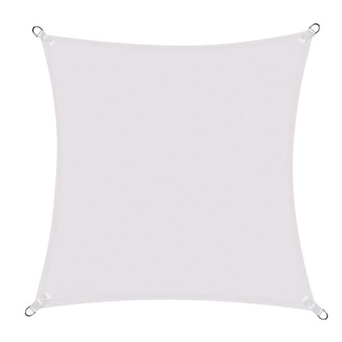 Springos light grey square shade sail