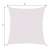 Springos 5x5m square sun sail, light gray, with dimensions