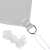 Close-up of Springos grey rectangular shade sail 4x3m corner with rope