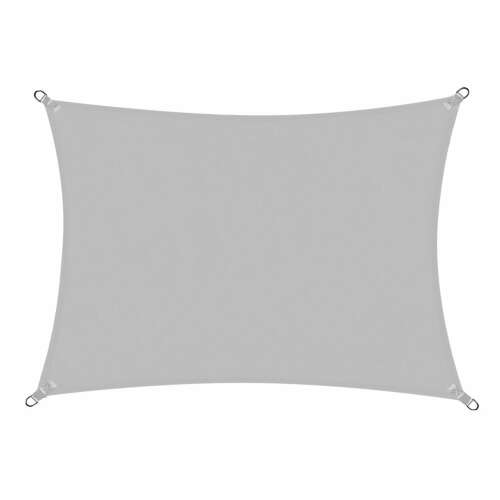 Springos grey rectangular shade sail 4x3m