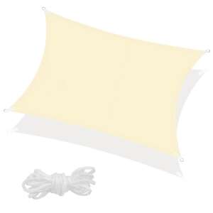 Springos Négyszög Napvitorla 4x2m #bézs