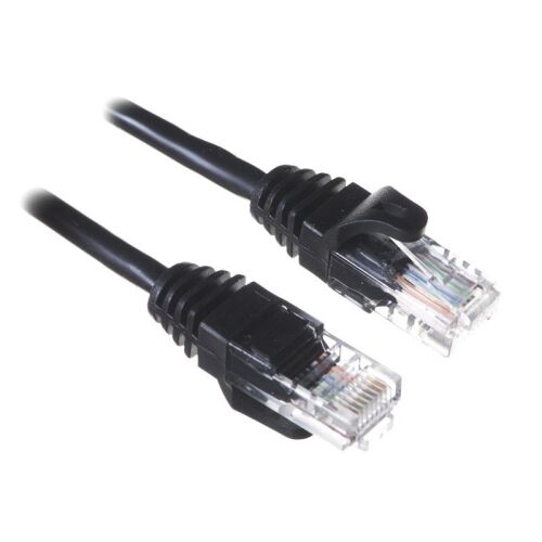 Alantec U/UTP CAT5e 1m Fekete Patch kábel gyors ethernet csatlakozásokhoz - Patch kábel