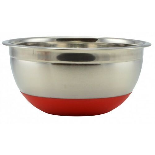 Szilikontalpas rozsdamentes keverőtál 28 cm