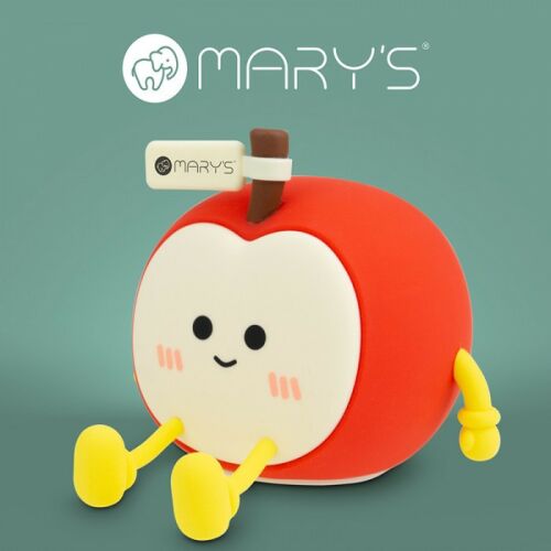 MARY'S Ecolight alma alakú éjszakai fény, aranyos és hordozható LED lámpa gyerekeknek - Babaszoba