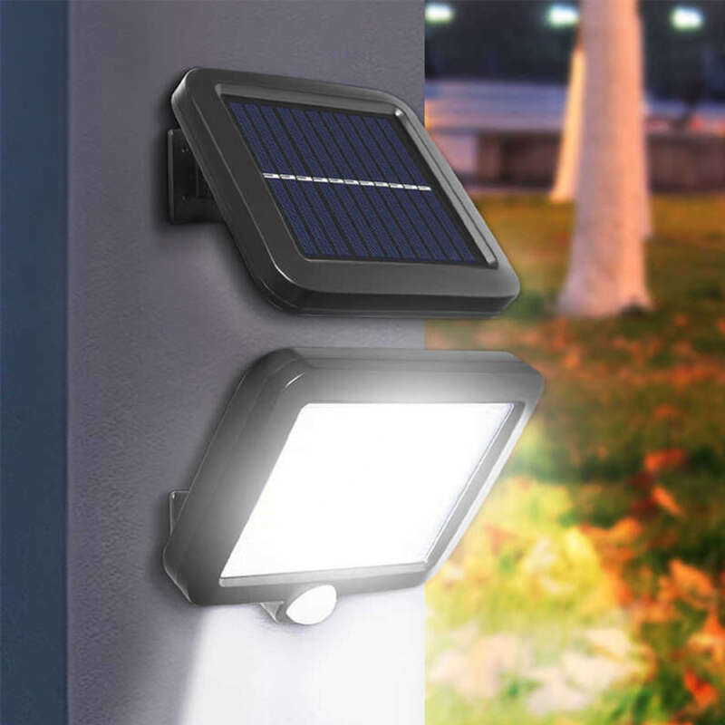 SL-F120 Kültéri COB LED napelemes fali lámpa, mozgásérzékelővel –...