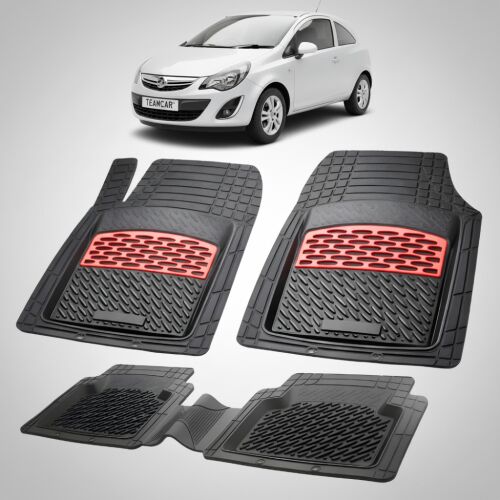 Opel Corsa D Coupe kompatibilis szőnyegek 2006-2014 | Piros 155408146 - Autós kiegészítő