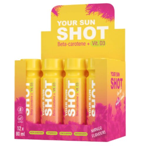Your Sun Shot Mangó D3-vitaminnal Naptejes Italok 80ml x12 db 155412120 