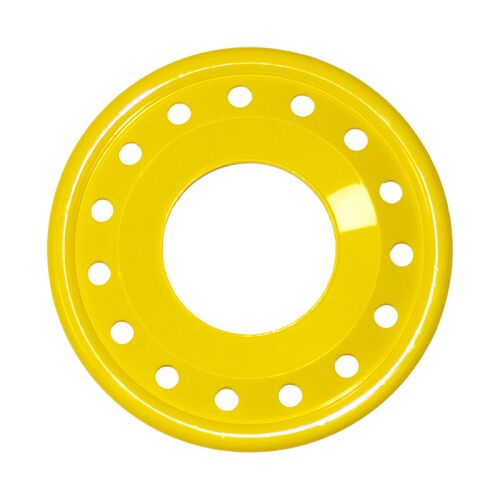 Frizbi 24 cm lyukas sárga 177926488 - Frizbi és Bumeráng