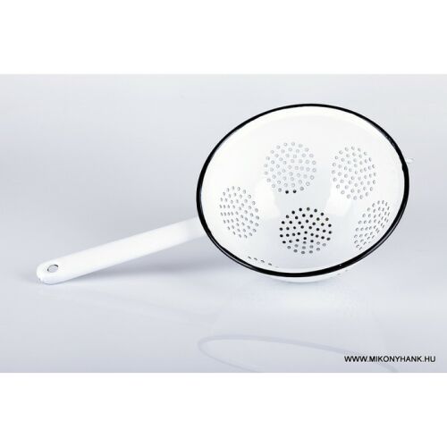 Zománcozott nyeles szűrő 22 cm