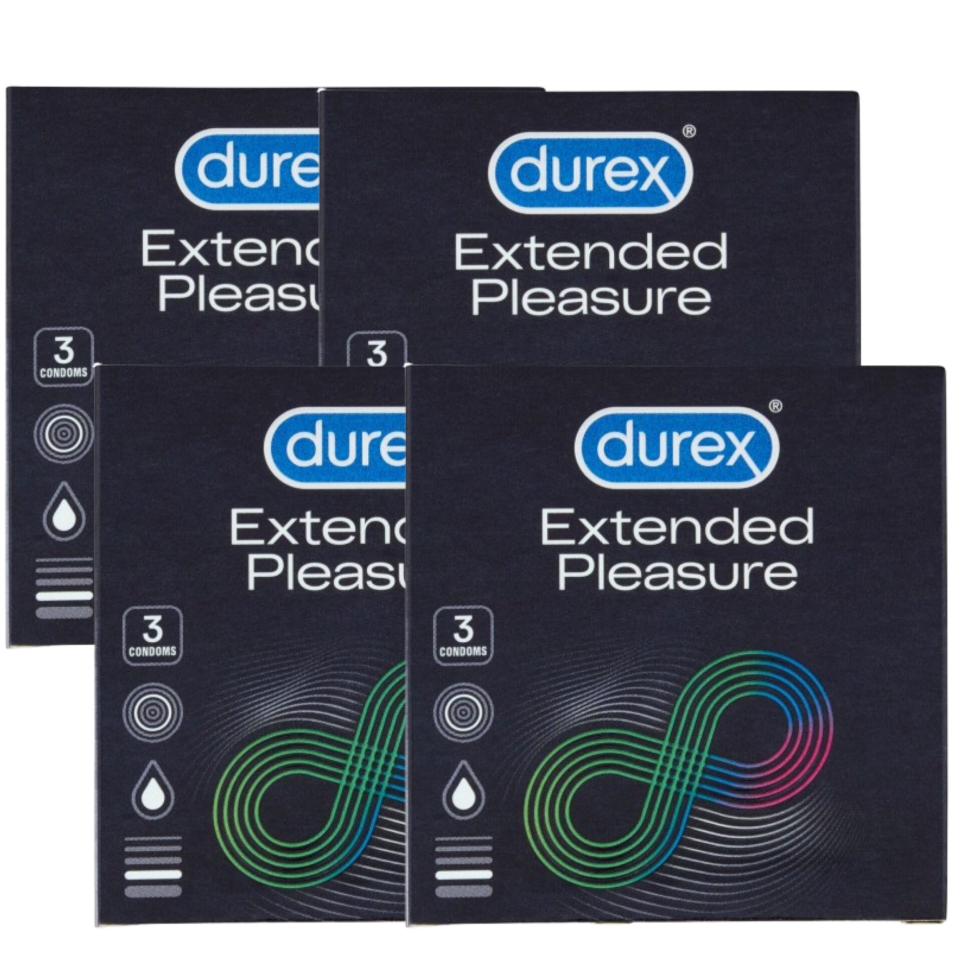 E-shop Kondómy Durex Extended Pleasure 4x3ks