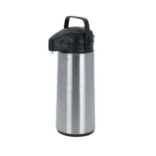 Inox pumpás termosz 1800 ml, rozsdamentes acél italadagoló pumpával - Termosz és italtartó