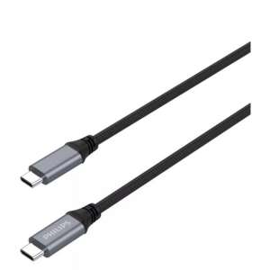 Kabel Philips USB-C do USB-C, 2 metry, czarne - Kabel