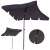 Sternhoff umbrelă de grădină pătrată înclinabilă 130x200cm #grey 44116570}