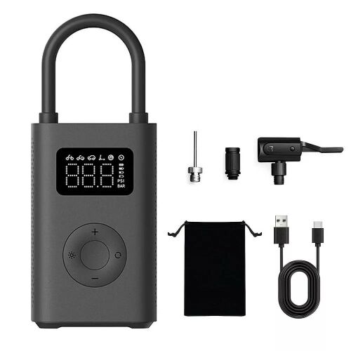 Xiaomi BHR7112GL hordozható elektromos légkompresszor 2 tartozékokkal autóhoz, kerékpárhoz és felfújható eszközökhöz - Elektromos pumpa